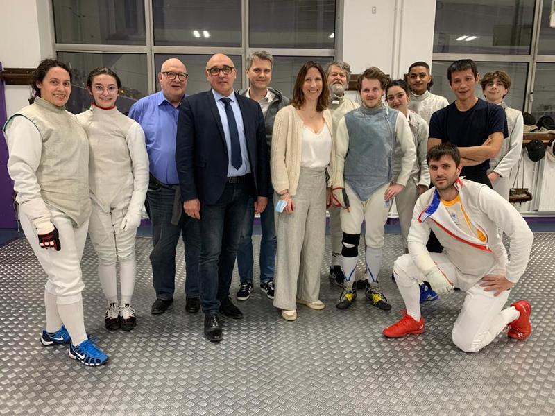 Visite du président de la FFE