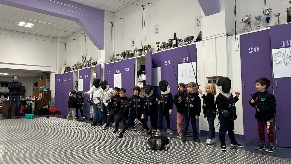 Enfants en séance d'Éveil