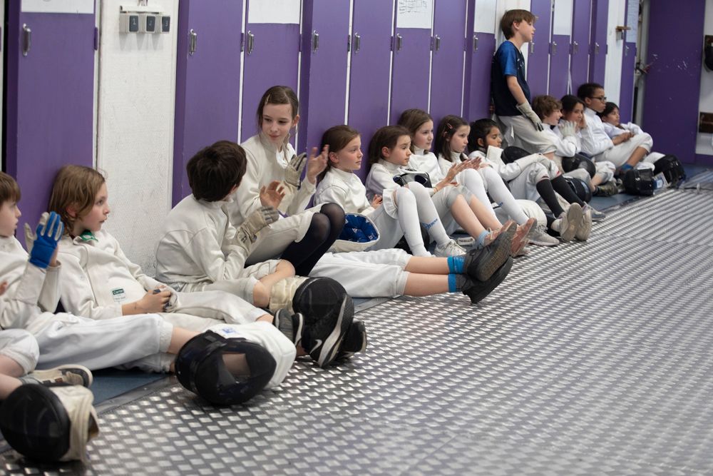 Groupe de l'École d'escrime du club